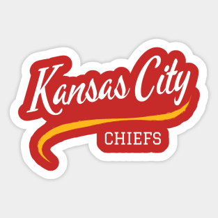 Kansas City Chiefs Retro Tee - Kansas City Chiefs Retro T-Shirt Sticker